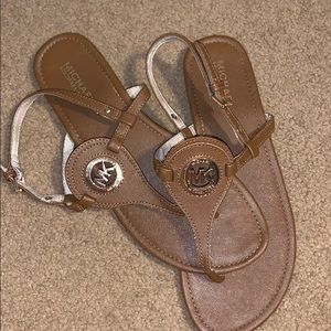 brown Michael Korda sandals